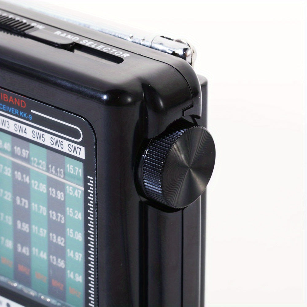 KK-9 Portable AM/FM/SW1-7 Transistor Radio