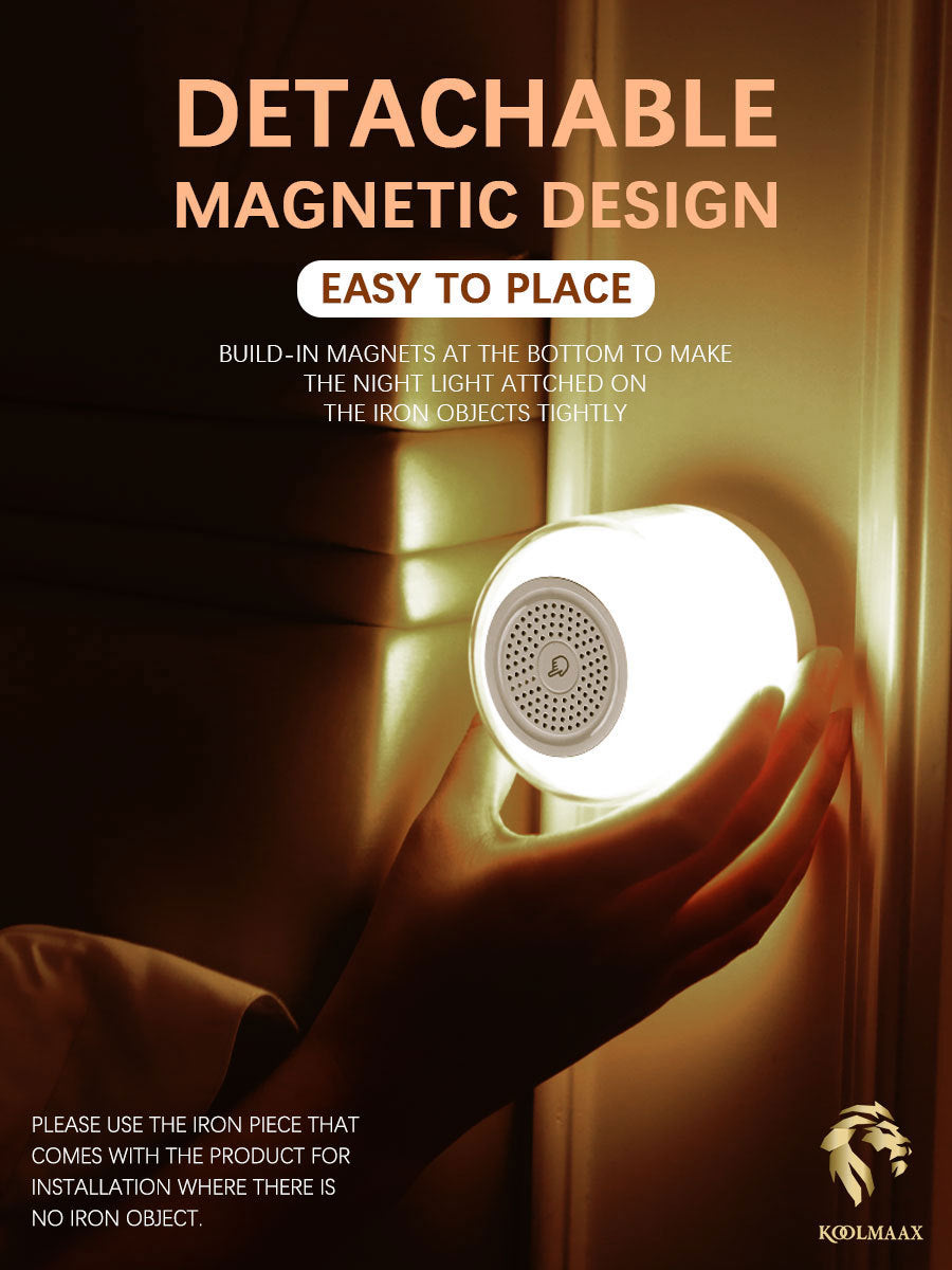 Koolmaax 3-in-1 Wireless Charger | LED Night Lamp & Bluetooth Speaker | 15W Fast Charging