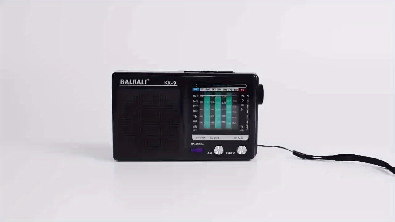 KK-9 Portable AM/FM/SW1-7 Transistor Radio