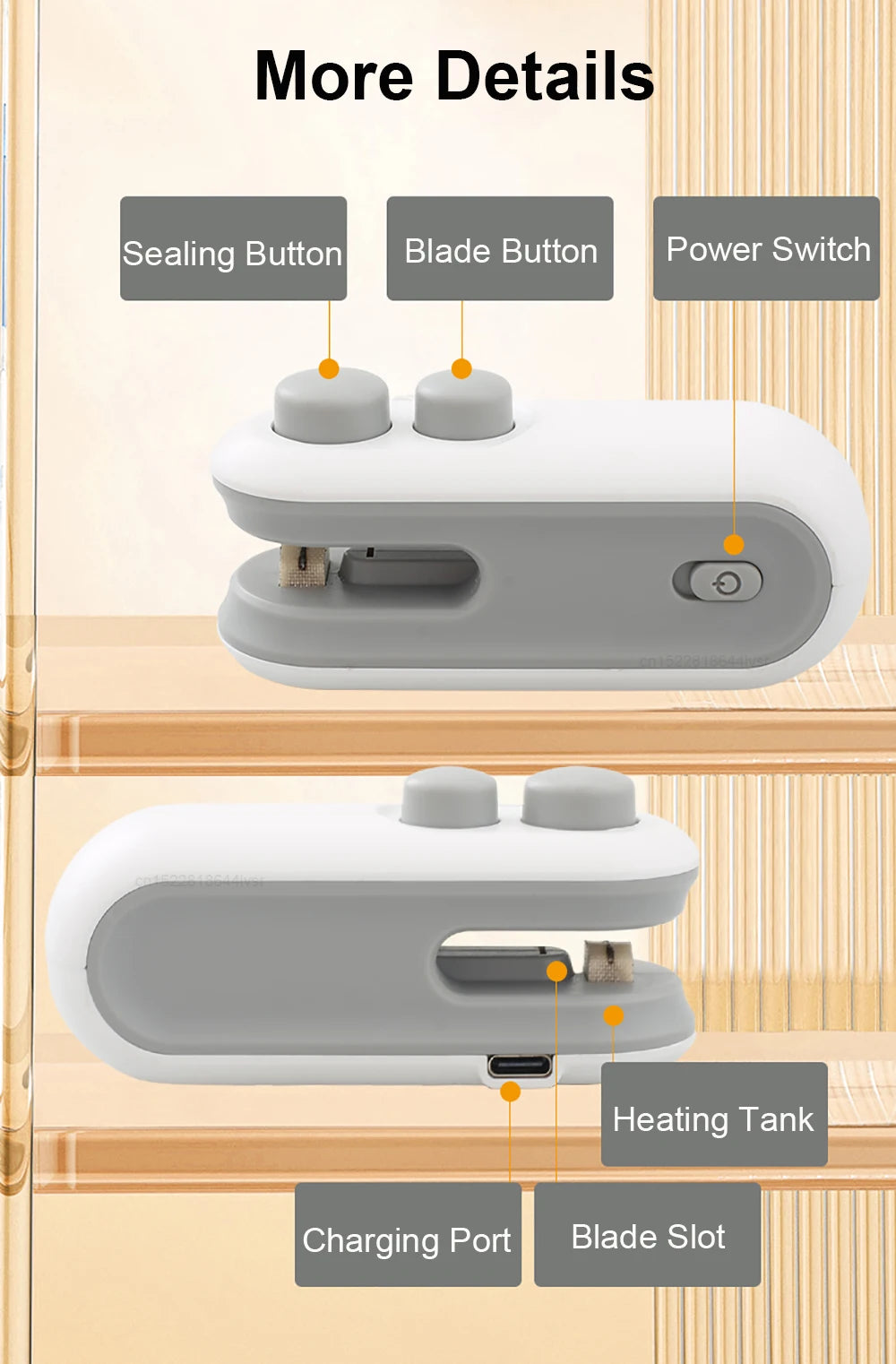 Mini Portable Heat Sealer – Reseal Chips & Snack Bags Instantly