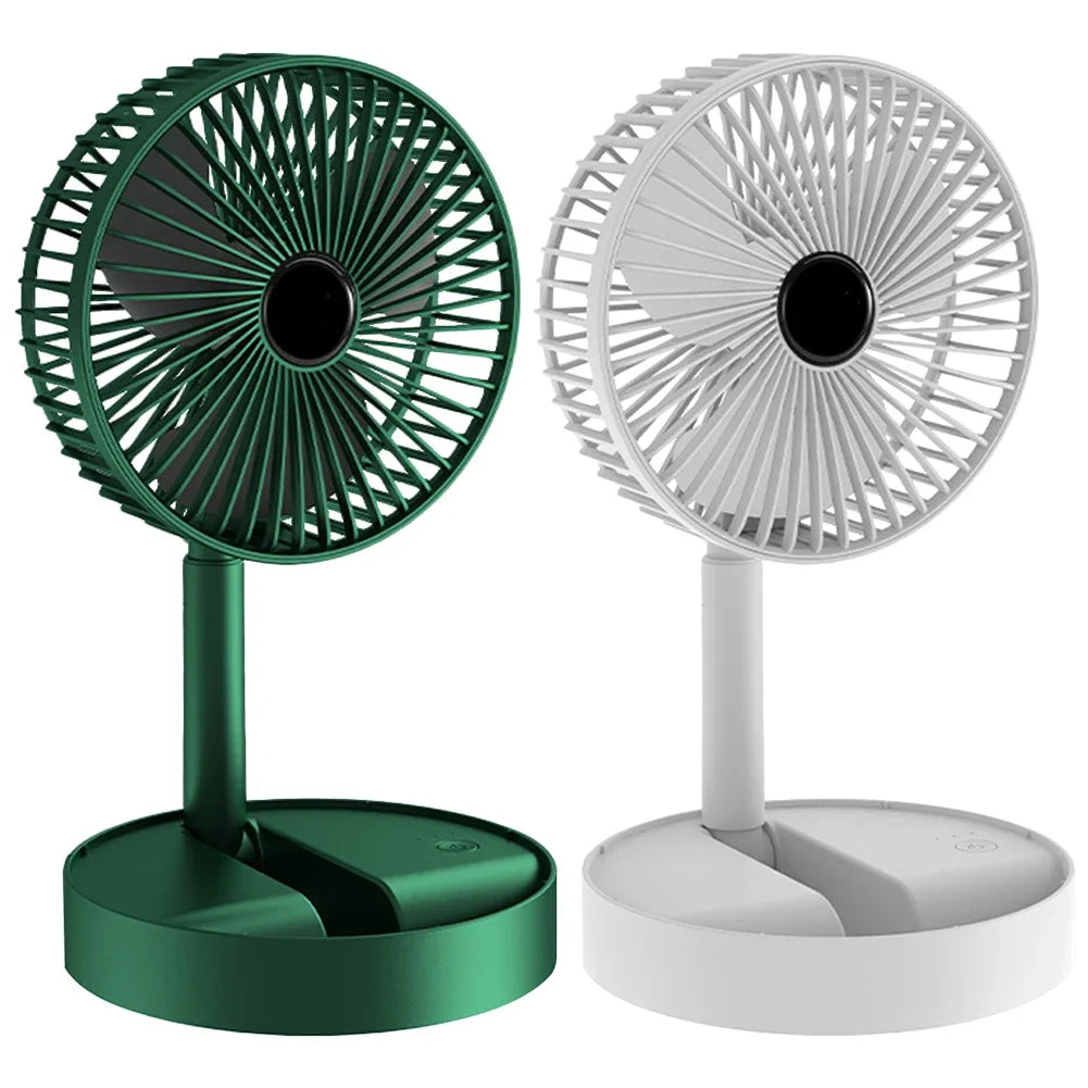 Mini Foldable USB Desk Fan β 3 Speeds, Rechargeable