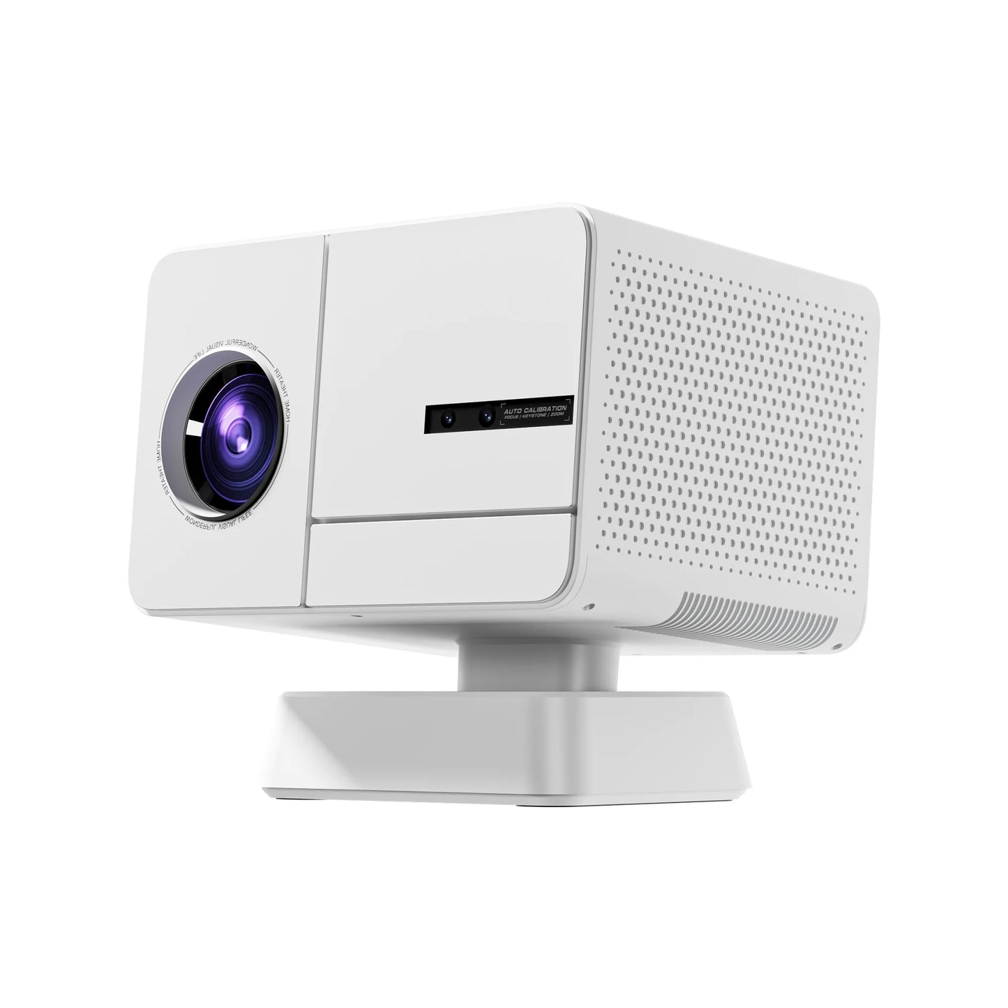 P50 Smart Mini Projector | Android 11 | 4K Input | Full HD 1080P | Wi-Fi & Bluetooth | Portable Electric Focus Projector