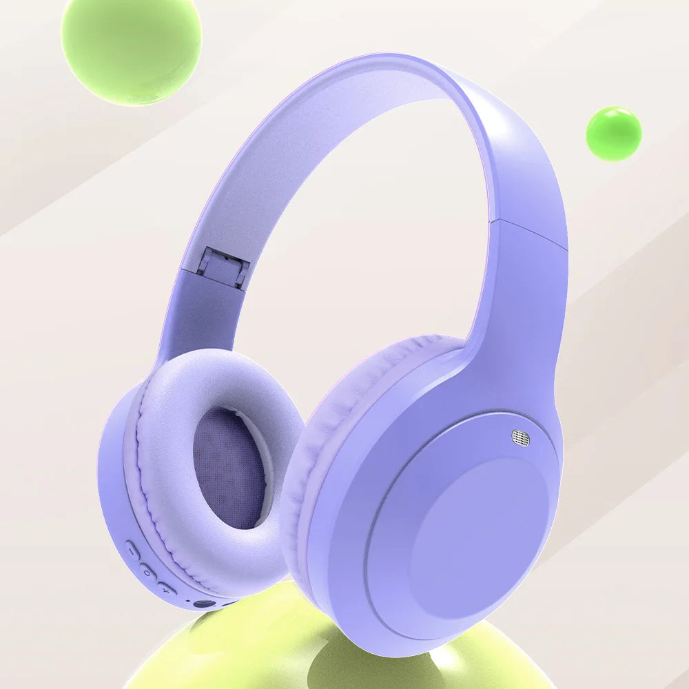 HiFi Wireless Over-Ear Bluetooth Headphones | Noise Reduction | HD Mic | TF & AUX Support