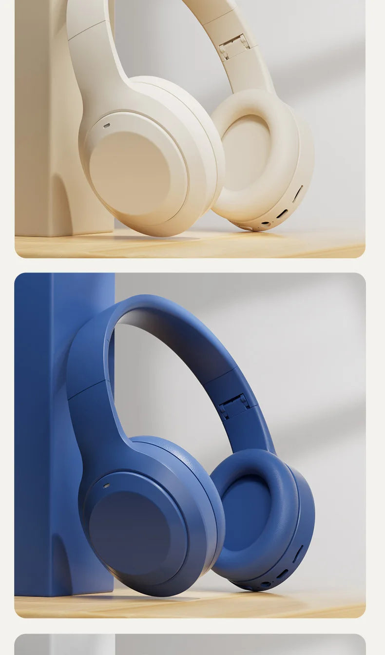 HiFi Wireless Over-Ear Bluetooth Headphones | Noise Reduction | HD Mic | TF & AUX Support