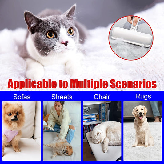 Reusable Pet Hair Remover Roller – No Tape or Refills Needed